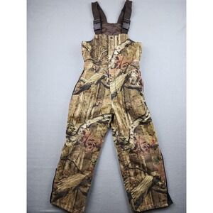 RedHead Bib Snow Pants Youth 8 Brown Camo Insulated Hunting Ski Salopettes Work